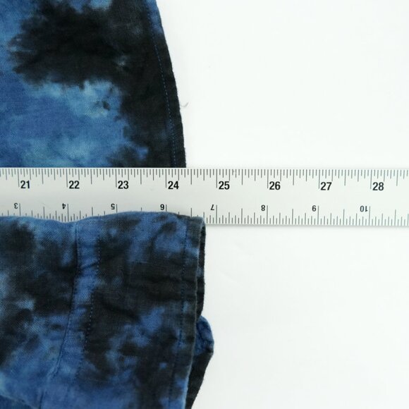 Joseph Turner Yorkshire Shirt Men's Casual Safary Sz. XL Linen Tie Dye Custom - Picture 6 of 6